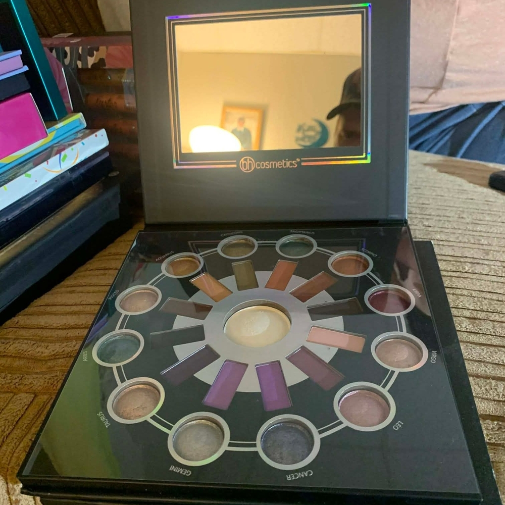 Cosmetics Eyeshadow Palette with Mirror - Multi-Color